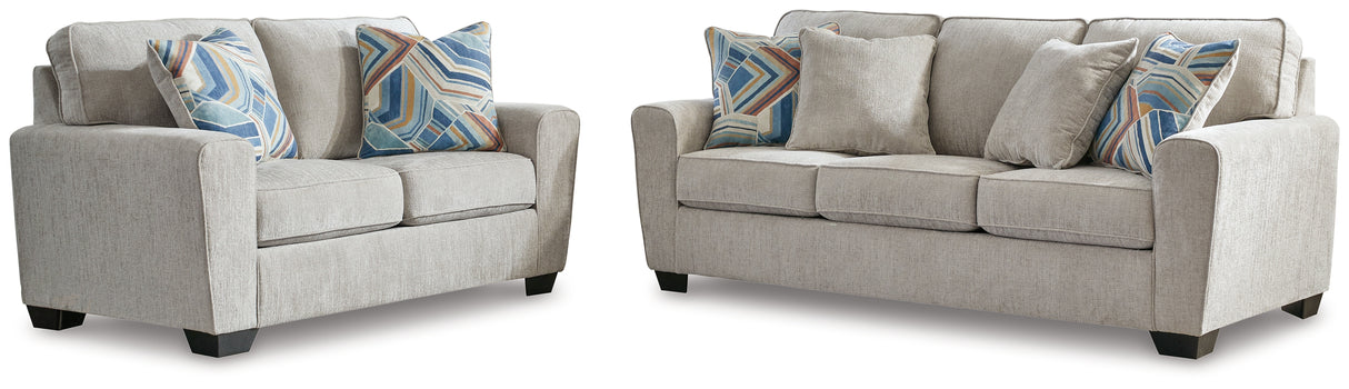 Cashton 2-Piece Sofa and Loveseat (Sofa, Loveseat)