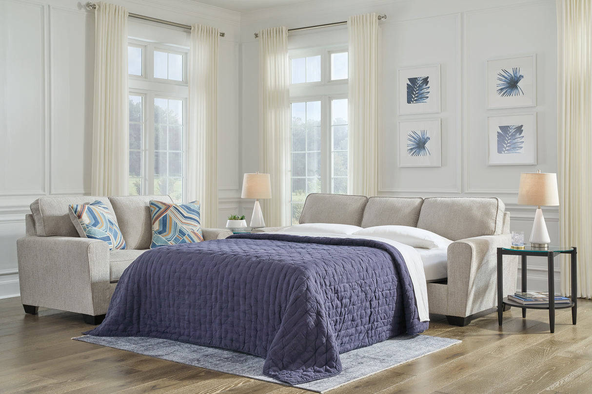 Cashton Queen Sofa Sleeper (Color: Ice)