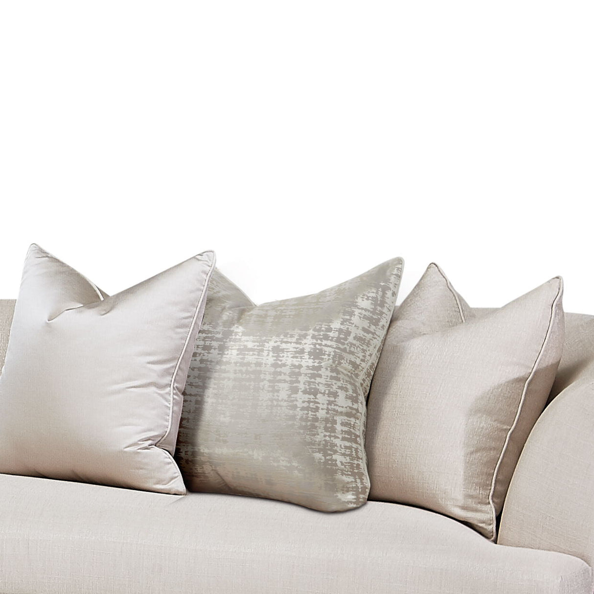 Malibu Crest - 3-Piece Sofa - Pearl/Chardonnay