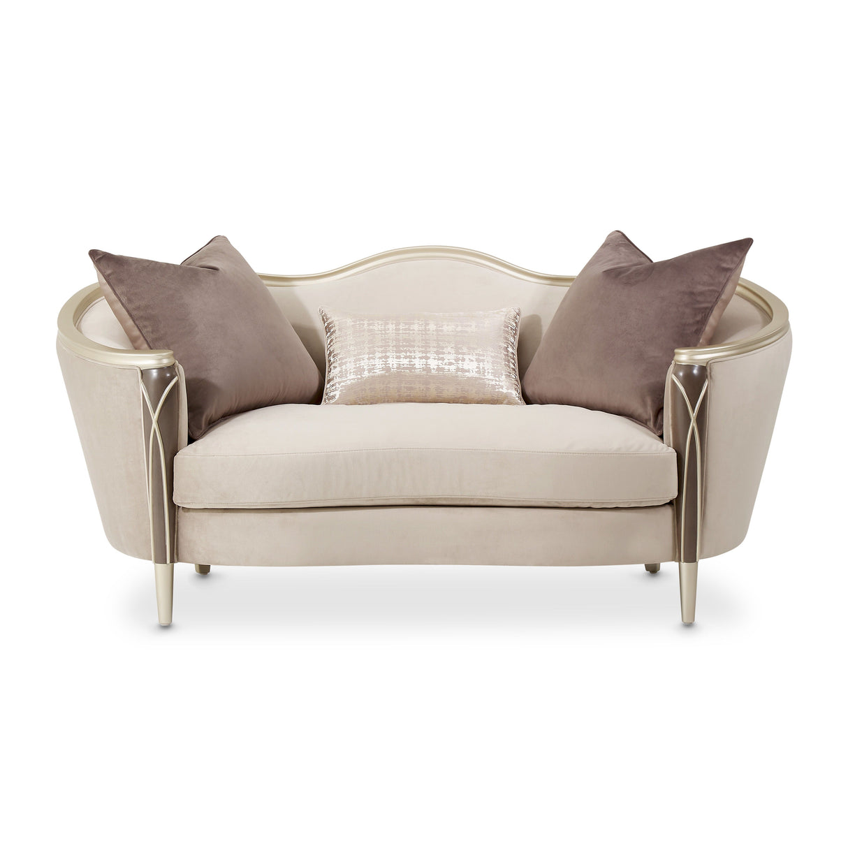 Villa Cherie - Loveseat - Porcini/Hazelnut