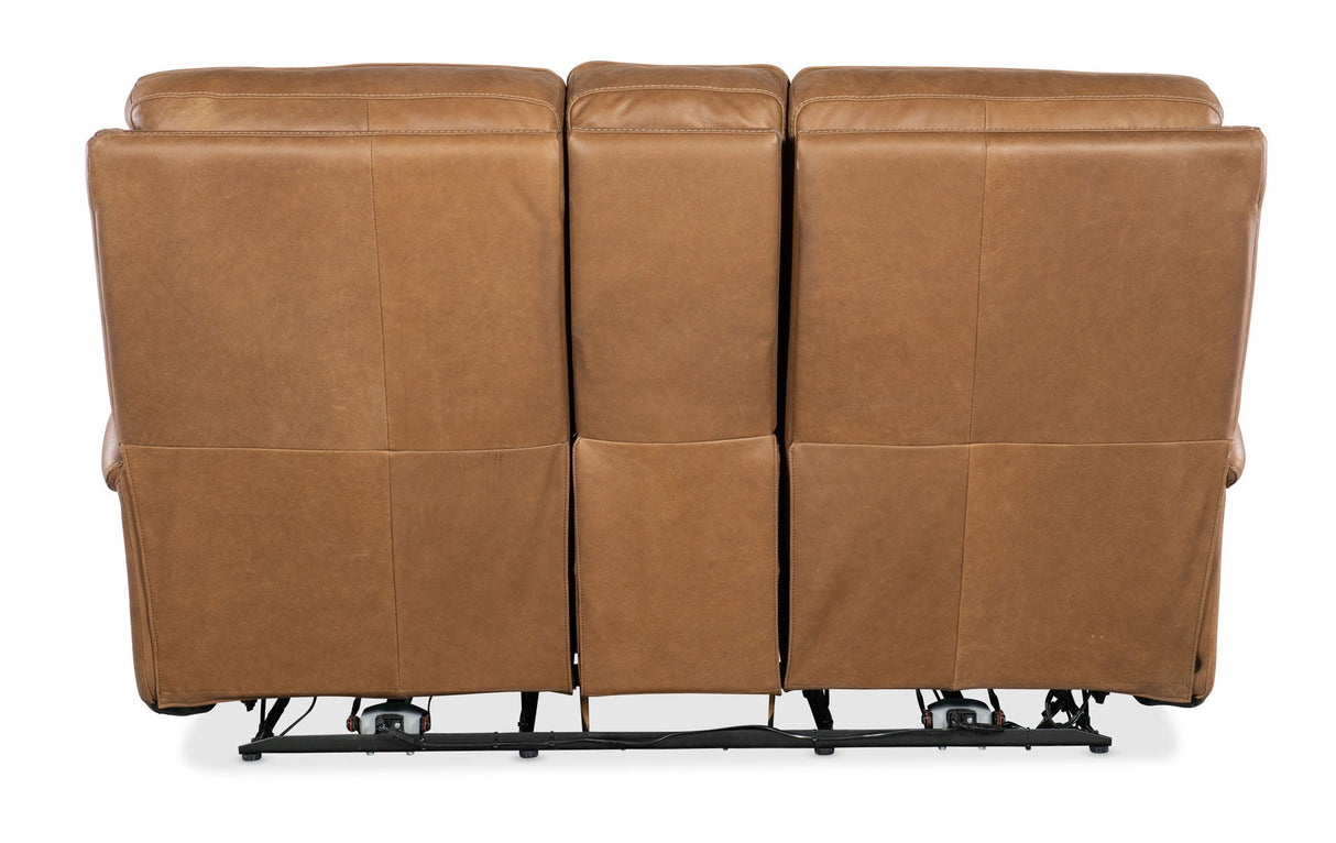 Somers - Power Console Loveseat With Power Headrest