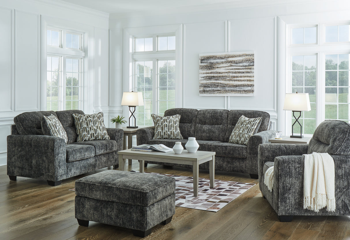 Lonoke 4-Piece Sofa, Loveseat, Chair and Ottoman (Sofa, Loveseat, Oversized Chair, Ottoman)