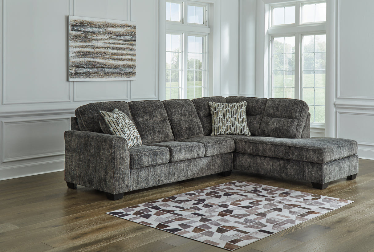 Lonoke 3-Piece Sectional with Ottoman (Right-Arm Facing Corner Chaise, Left-Arm Facing Sofa, Oversized Accent Ottoman)