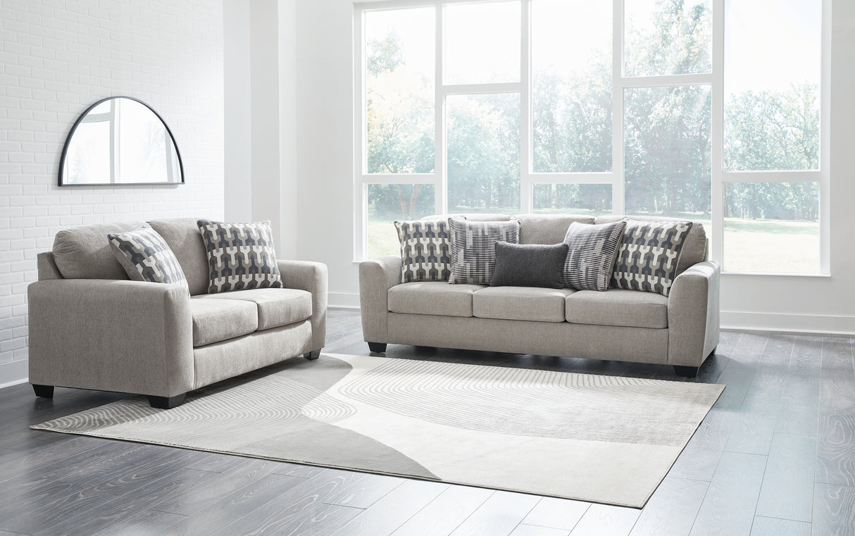 Avenal Park 2-Piece Sofa and Loveseat (Sofa, Loveseat)