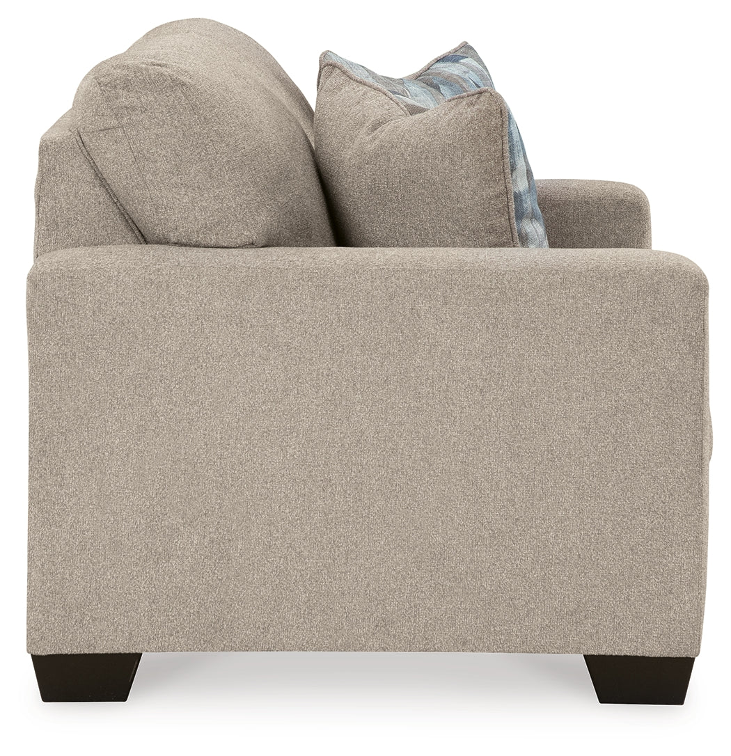 Deltona Loveseat (Color: Parchment)