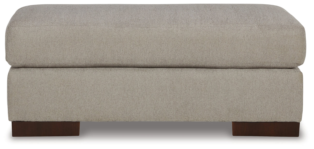 Maggie Ottoman (Color: Flax)