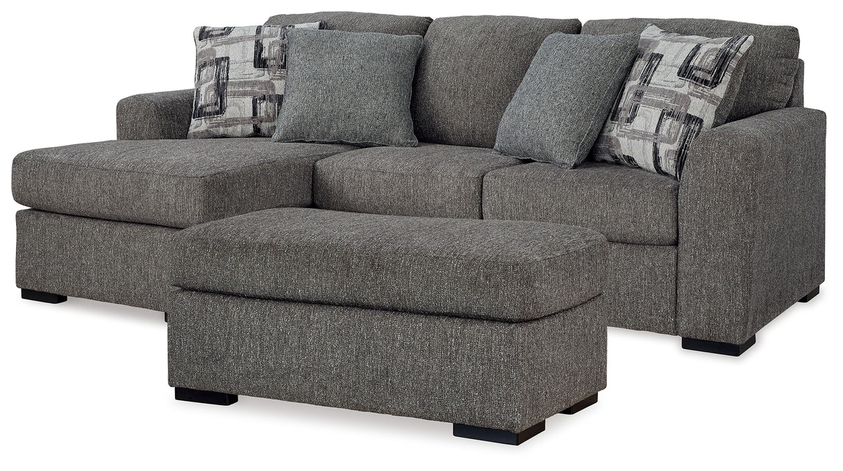 Gardiner 2-Piece Sofa Chaise with Ottoman (Sofa Chaise, Ottoman)