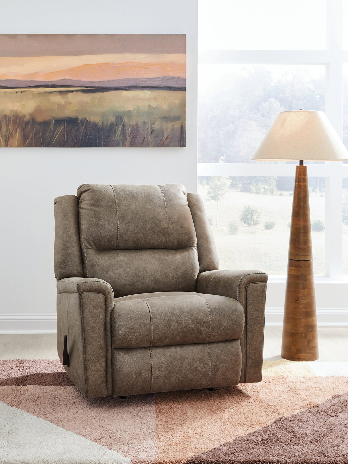 Lixtowel Recliner (Color: Fog)