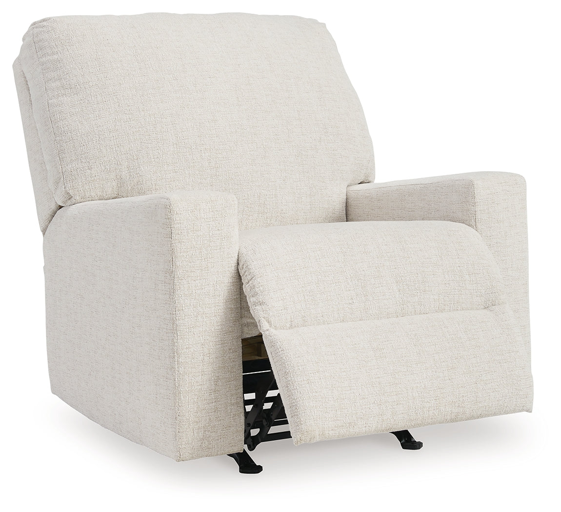 Rannis Recliner (Color: Snow)