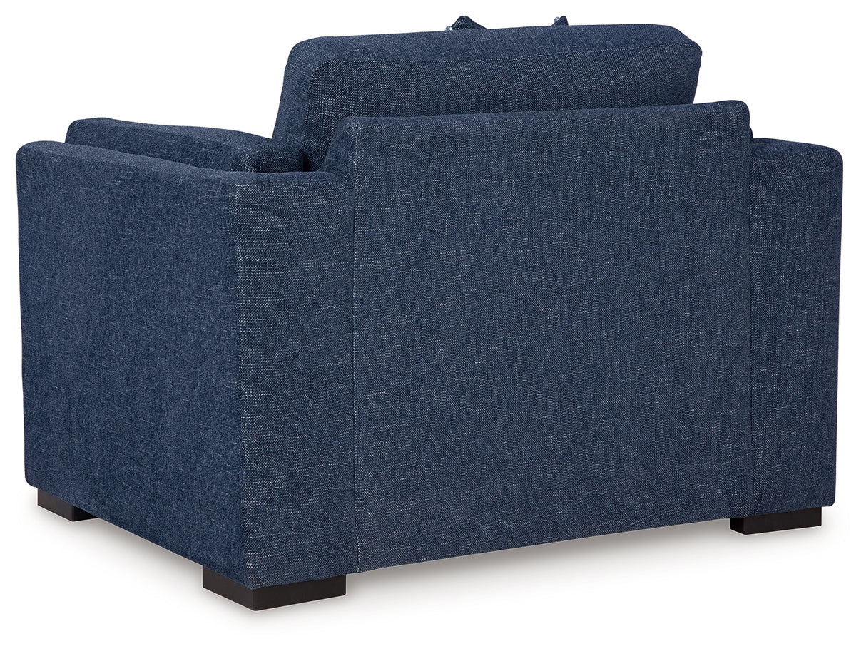 Evansley Oversized Chair (Color: Navy)