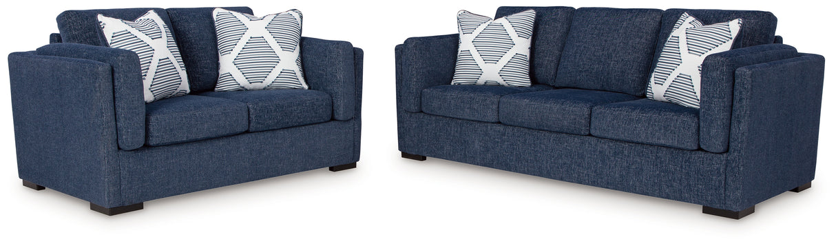 Evansley 2-Piece Sofa and Loveseat (Sofa, Loveseat)