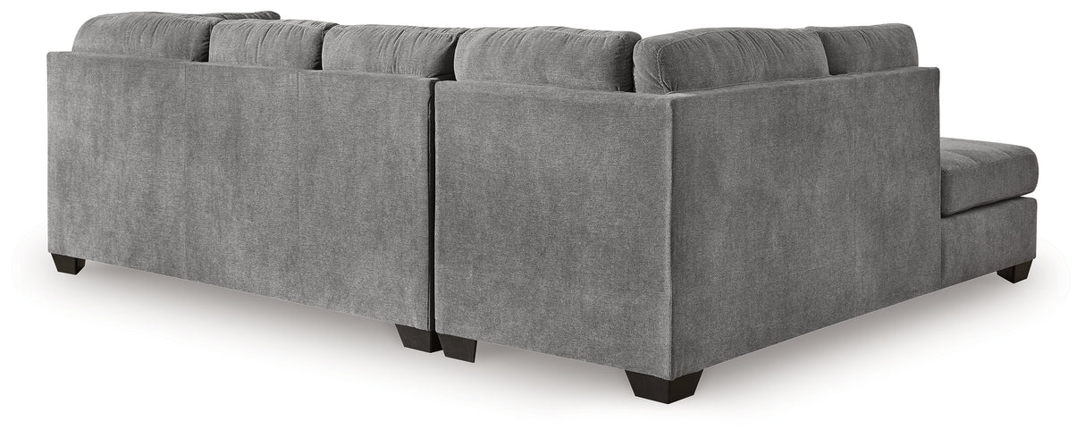 Marleton 2-Piece Sleeper Sectional with Chaise (Color: Gray, Sectional Orientation: Left Arm Facing)