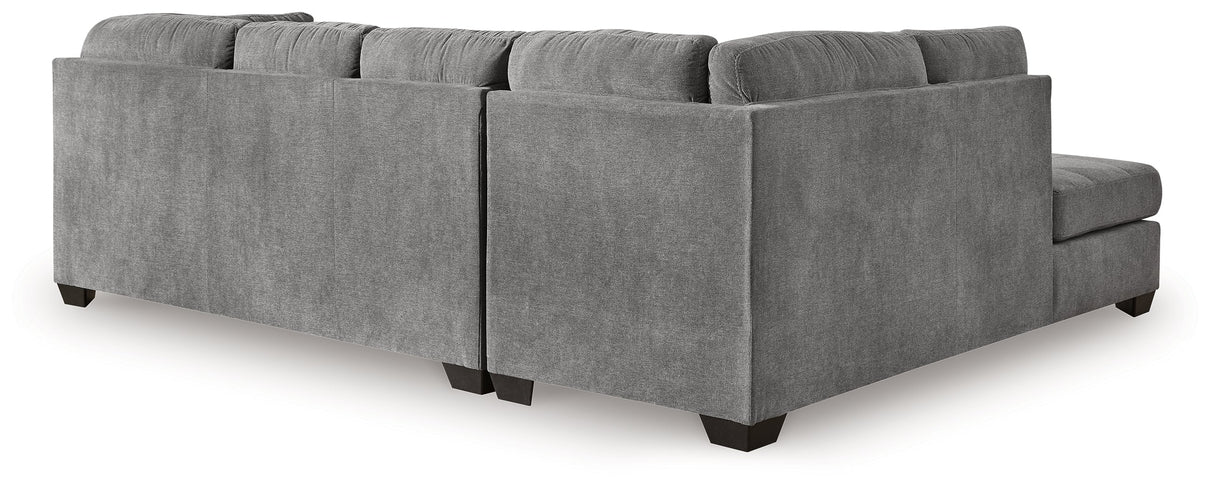 Marleton 2-Piece Sectional with Chaise (Color: Gray, Sectional Orientation: Left Arm Facing)