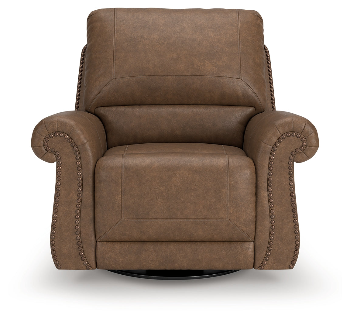 Chasemore Swivel Glider Recliner (Color: Earth)