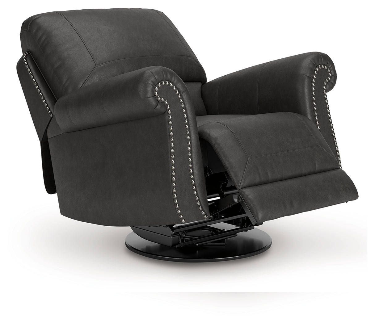 Chasemore Swivel Glider Recliner (Color: Granite)