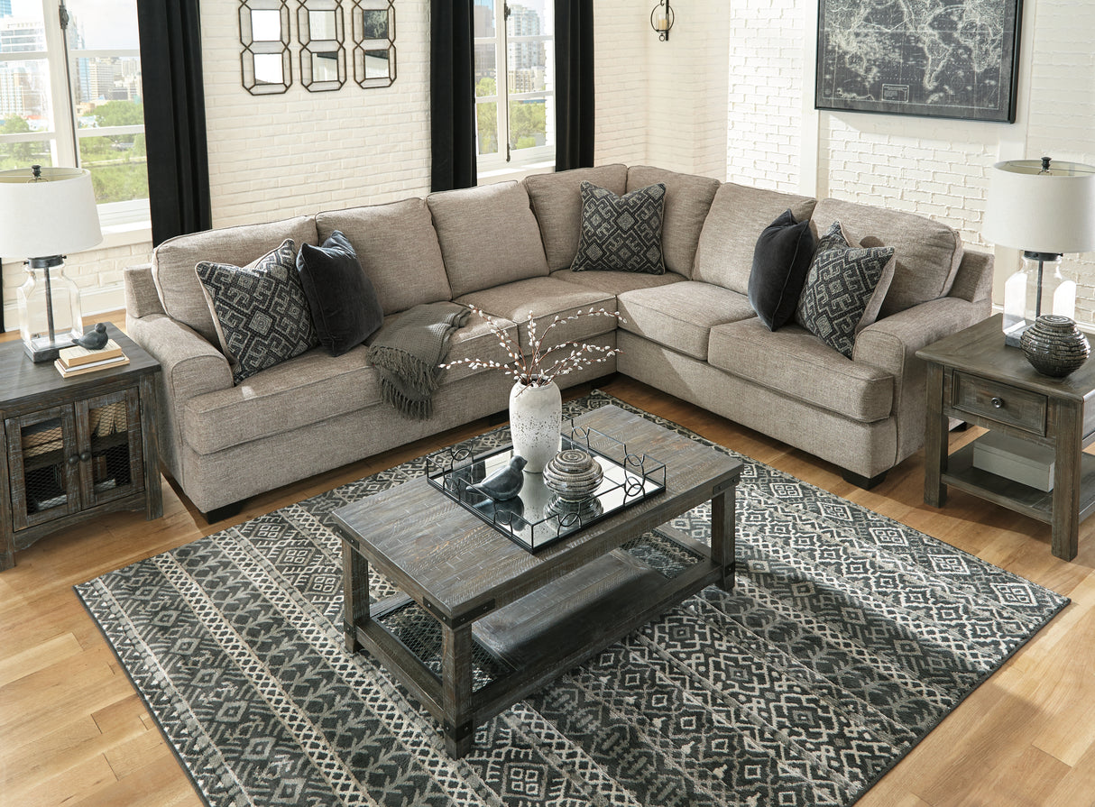 Bovarian 2-Piece Sectional (Configuration: 3-Piece (Bovarian Armless Chair, Bovarian Right-Arm Facing Sofa with Corner Wedge, Bovarian Left-Arm Facing Loveseat))