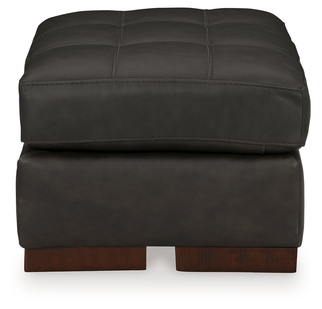 Luigi 2-Piece Chair and Ottoman (Oversized Chair, Ottoman)
