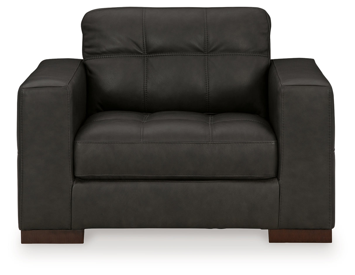 Luigi 2-Piece Chair and Ottoman (Oversized Chair, Ottoman)