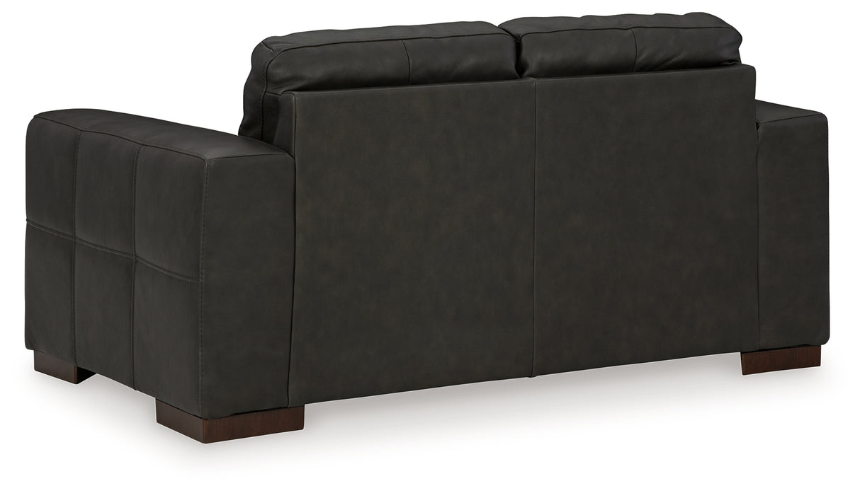 Luigi 4-Piece Sofa, Loveseat, Chair and Ottoman (Sofa, Loveseat, Oversized Chair, Ottoman)
