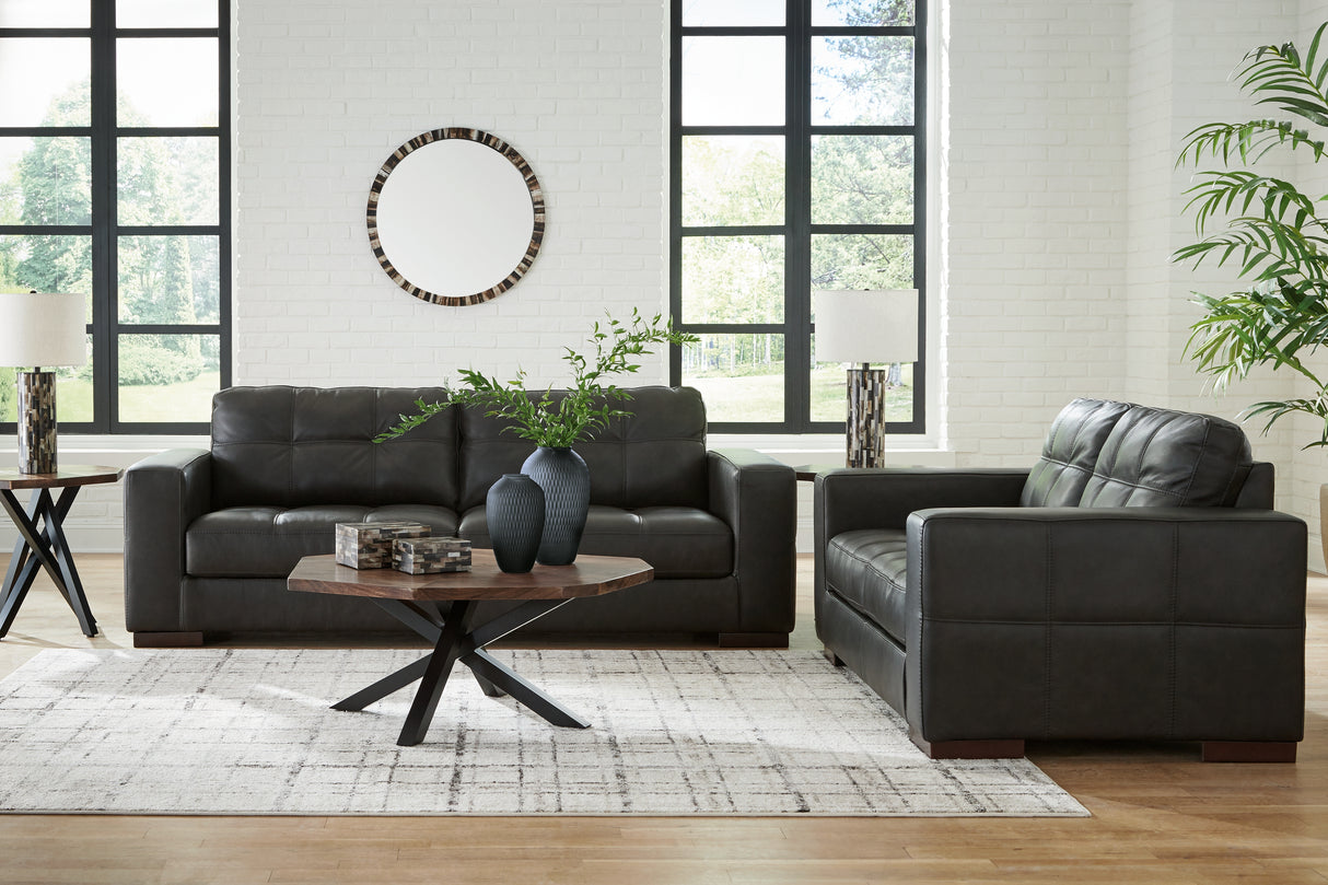 Luigi 2-Piece Sofa and Loveseat (Sofa, Loveseat)