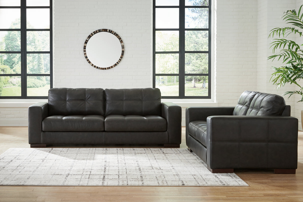 Luigi 2-Piece Sofa and Loveseat (Sofa, Loveseat)