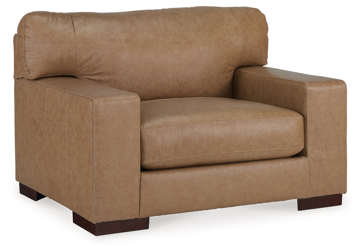 Lombardia 4-Piece Sofa, Loveseat, Chair and Ottoman (Sofa, Loveseat, Oversized Chair, Ottoman)