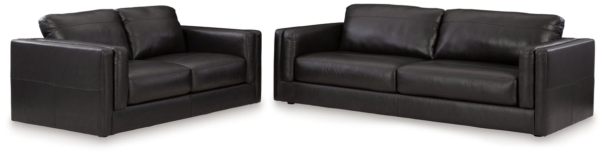 Amiata 2-Piece Sofa and Loveseat (Sofa, Loveseat)