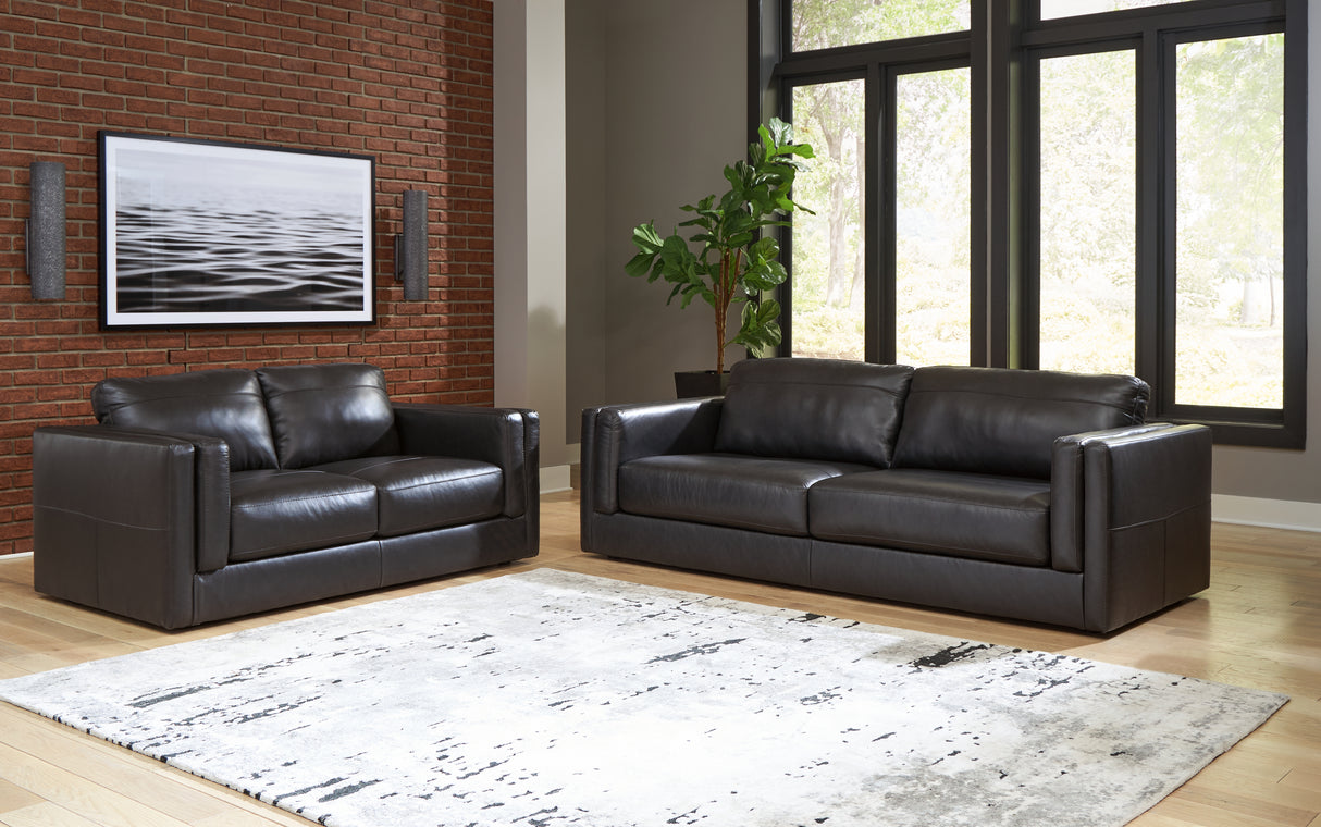 Amiata 4-Piece Sofa, Loveseat, Chair and Ottoman (Sofa, Loveseat, Oversized Chair, Ottoman)