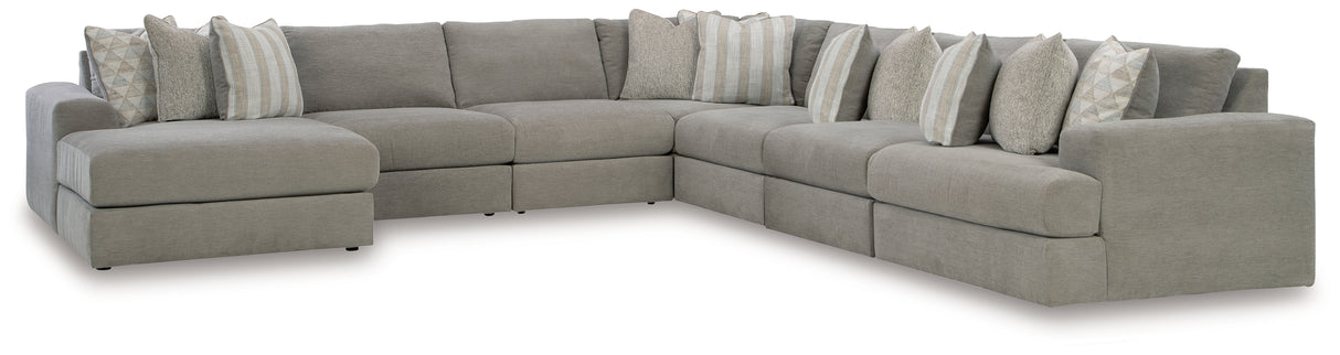Avaliyah 7-Piece Sectional with Chaise (Sectional Orientation: Left Arm Facing)
