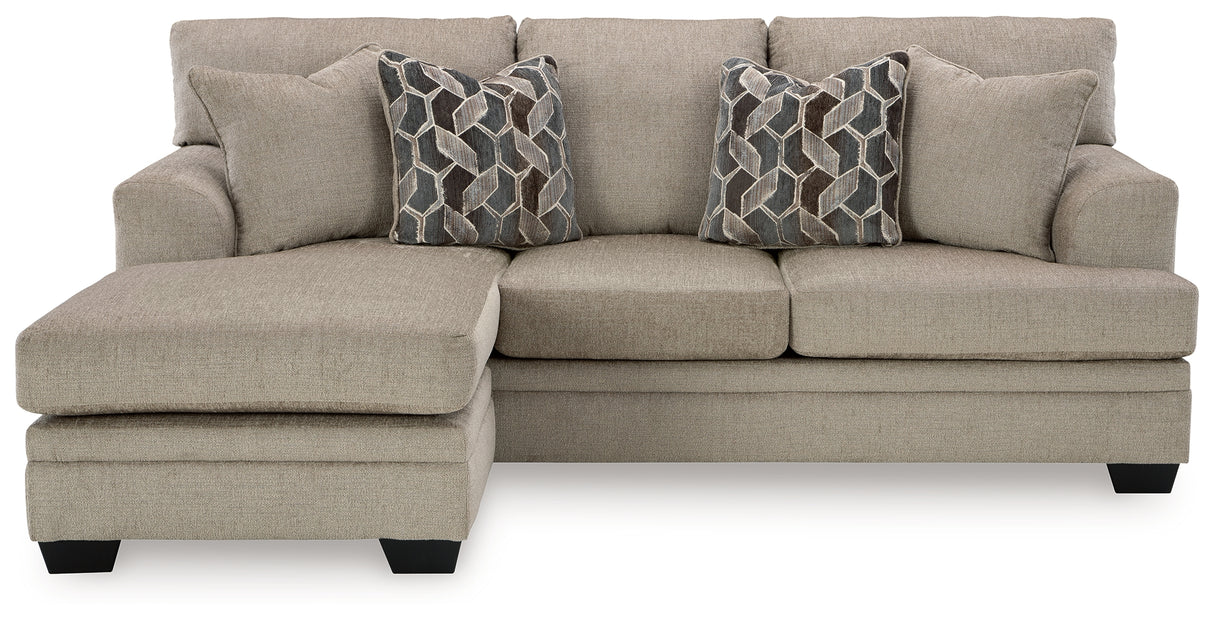 Stonemeade 3-Piece Sofa Chaise, Chair, and Ottoman (Sofa Chaise, Oversized Chair, Ottoman)