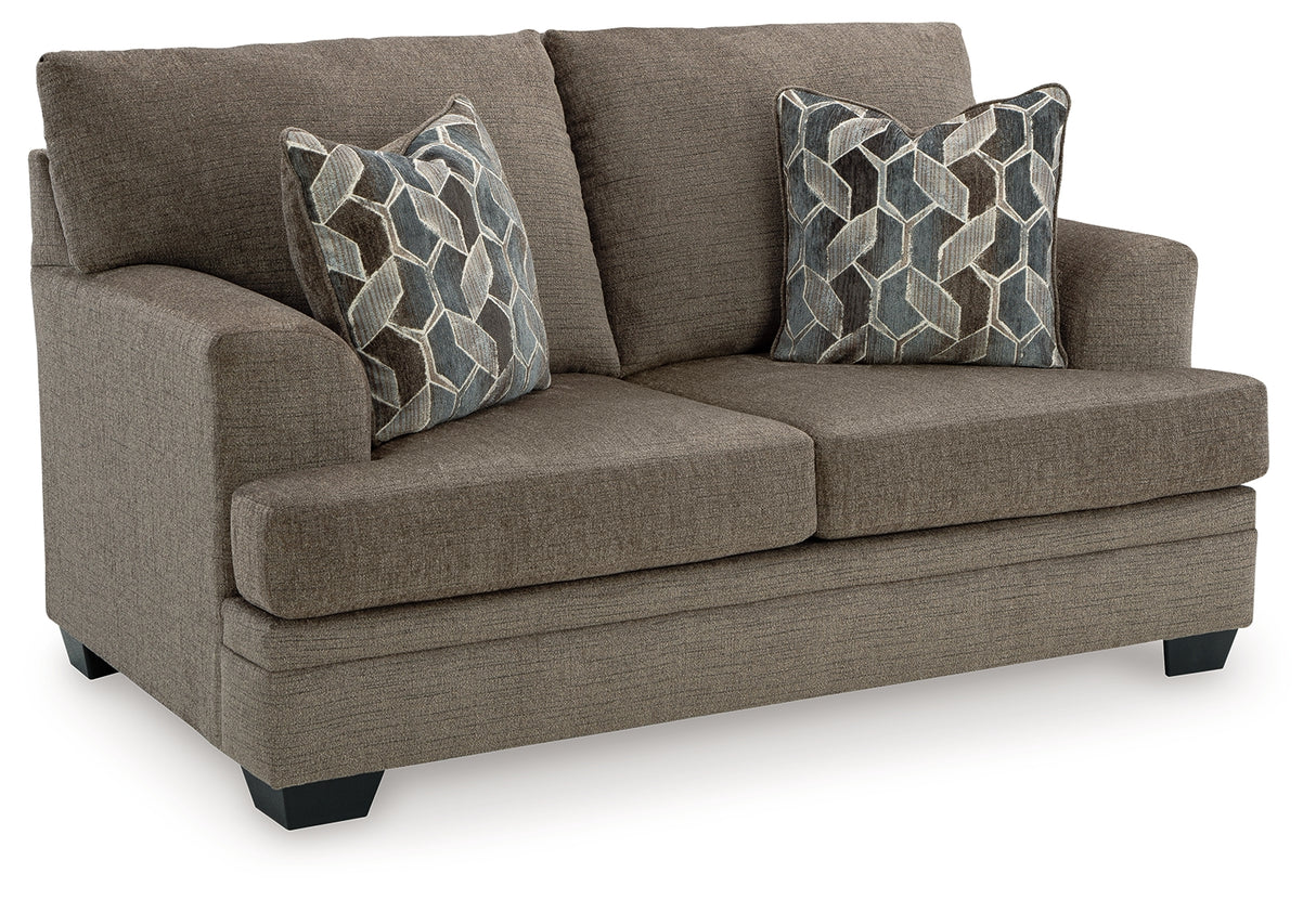 Stonemeade Loveseat (Color: Nutmeg)