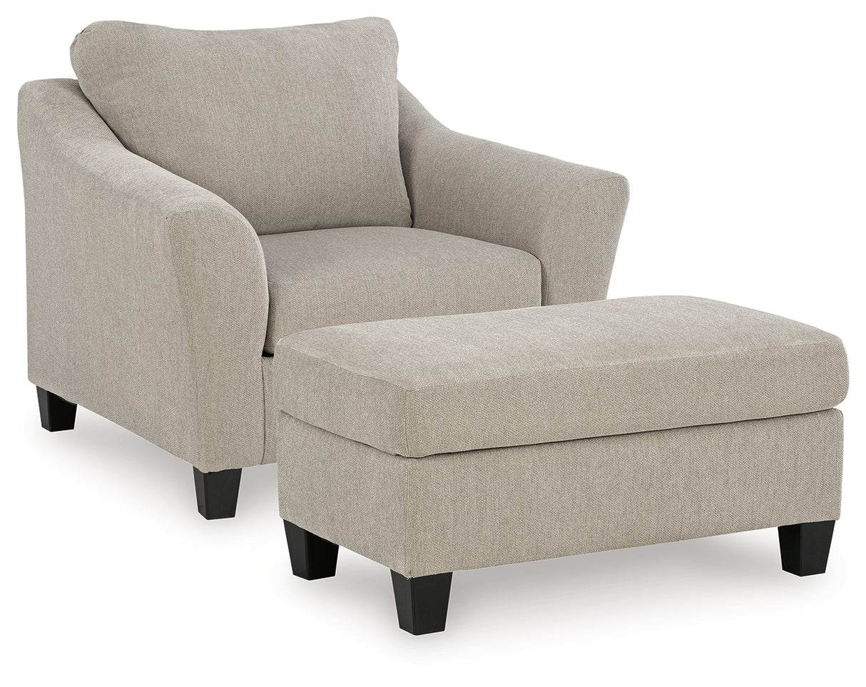 Willarae 2-Piece Chair and Ottoman (Oversized Chair, Ottoman)