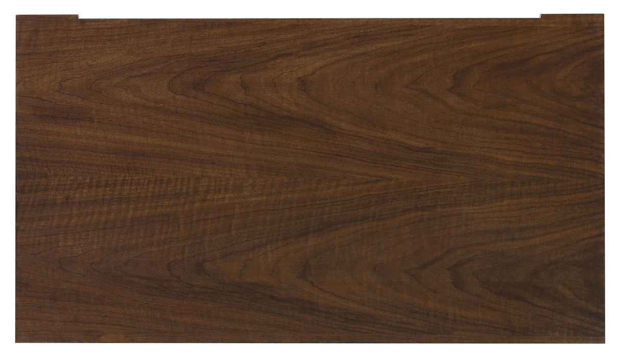 Archives - Three-Drawer Nightstand - Dark Brown