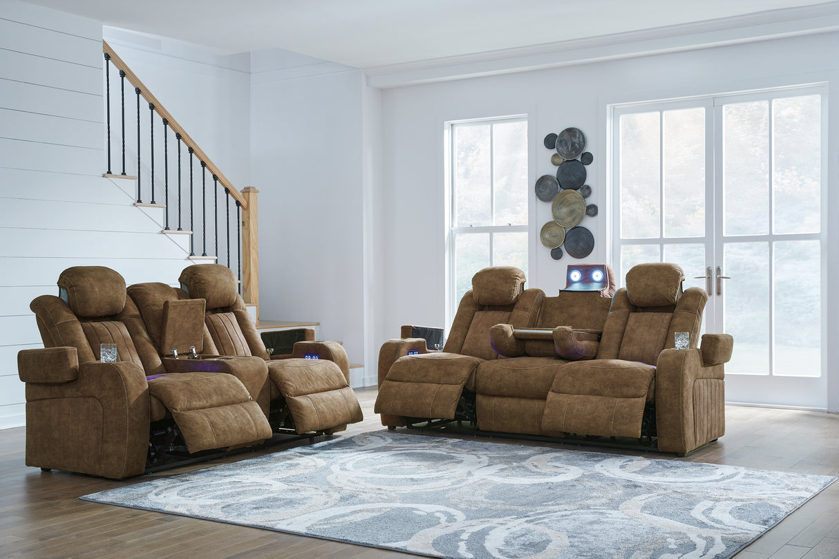 Wolfridge 2-Piece Sofa and Loveseat (Power Reclining Sofa, Power Reclining Loveseat)