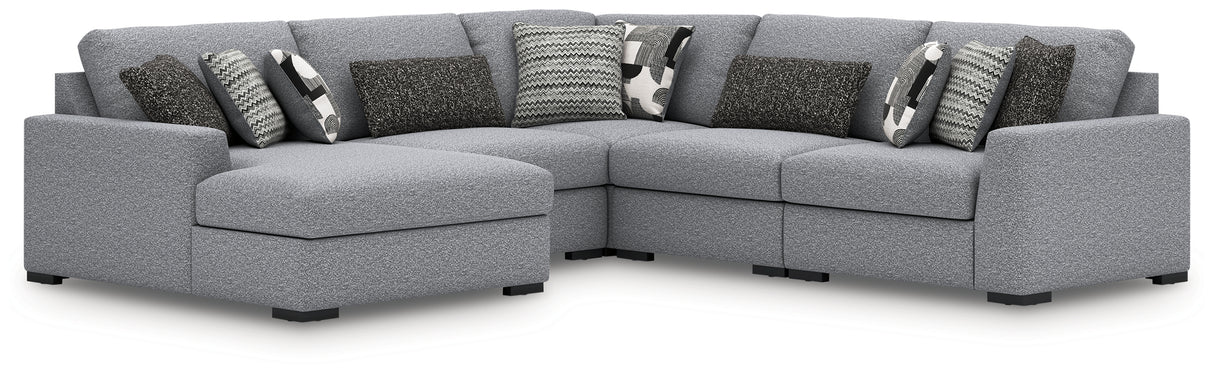 Bealton 5-Piece Sectional with Chaise (Sectional Orientation: Left Arm Facing)