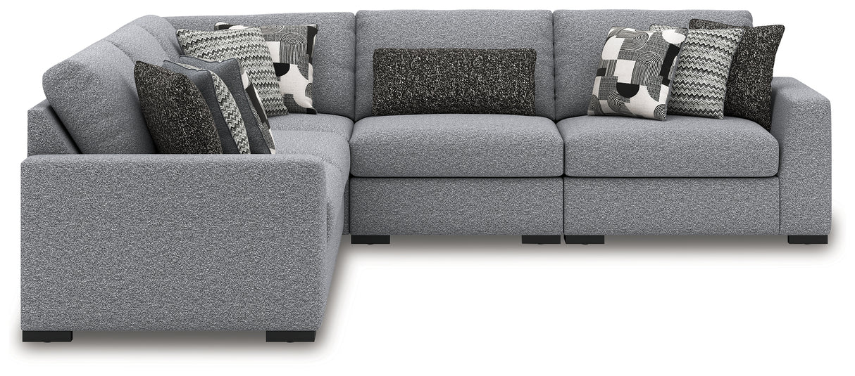 Bealton 4-Piece Sectional (Configuration: 5-Piece (Bealton Armless Chair, Bealton Armless Chair, Bealton Left-Arm Facing Corner Chair, Bealton Right-Arm Facing Corner Chair, Bealton Wedge))