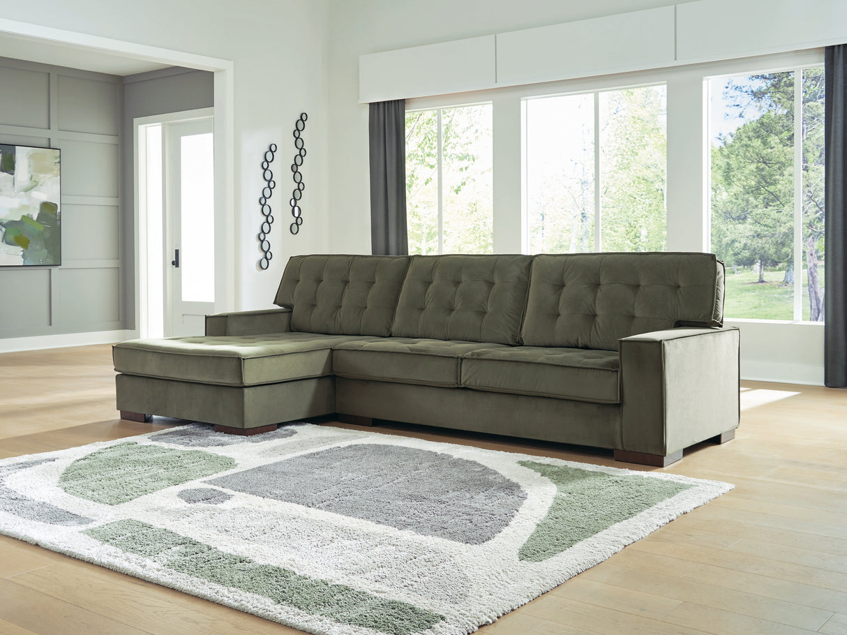 Caspian-Town 2-Piece Sectional with Chaise (Sectional Orientation: Left Arm Facing)