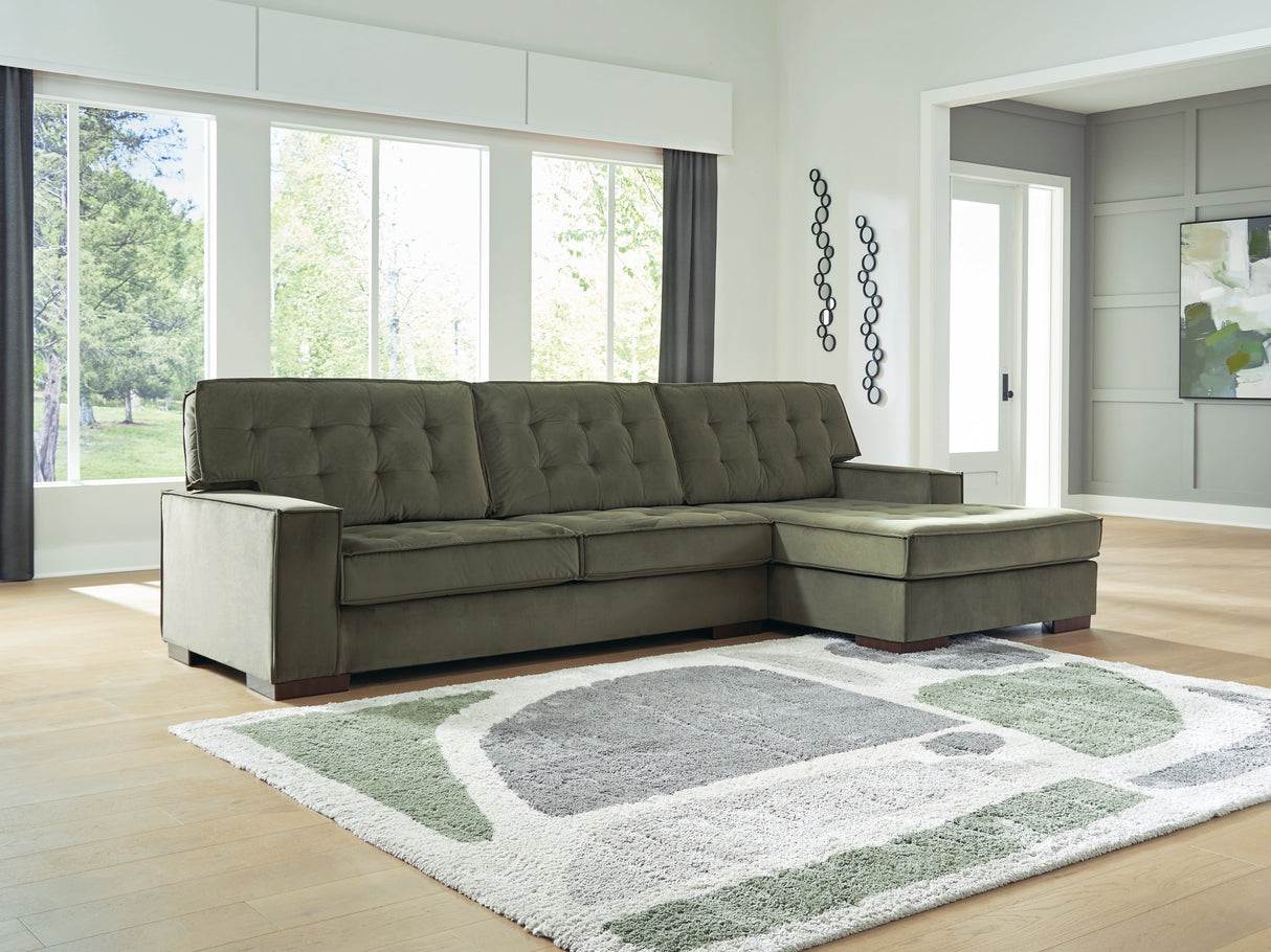 Caspian-Town 2-Piece Sectional with Chaise (Sectional Orientation: Right Arm Facing)