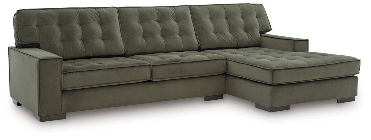 Caspian-Town 2-Piece Sectional with Chaise (Sectional Orientation: Right Arm Facing)