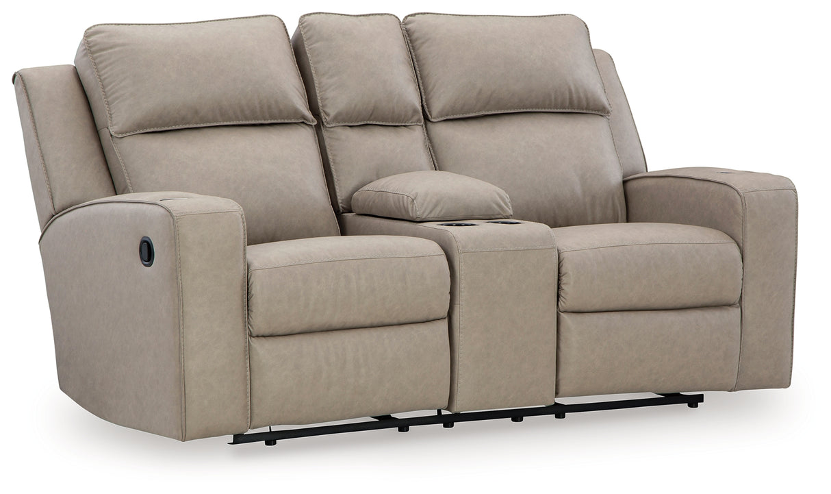 Lavenhorne 3-Piece Sofa, Loveseat and Recliner (Reclining Sofa with Drop Down Table, Reclining Loveseat with Console, Recliner)