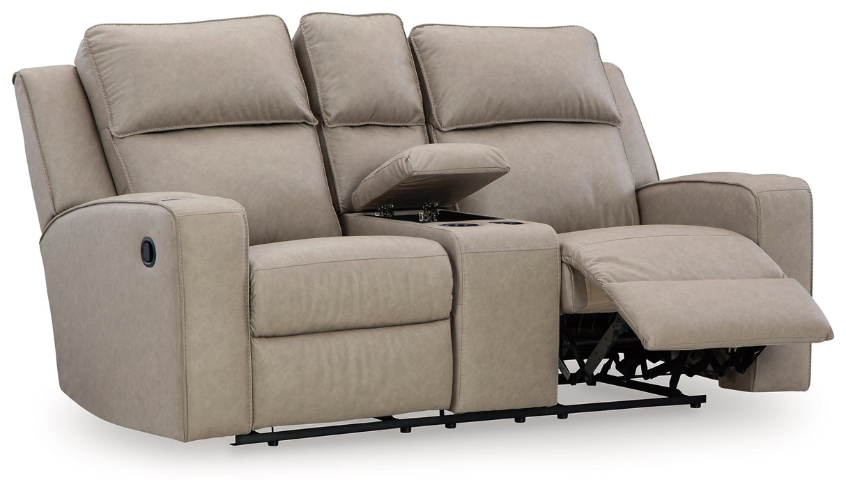 Lavenhorne 3-Piece Sofa, Loveseat and Recliner (Reclining Sofa with Drop Down Table, Reclining Loveseat with Console, Recliner)