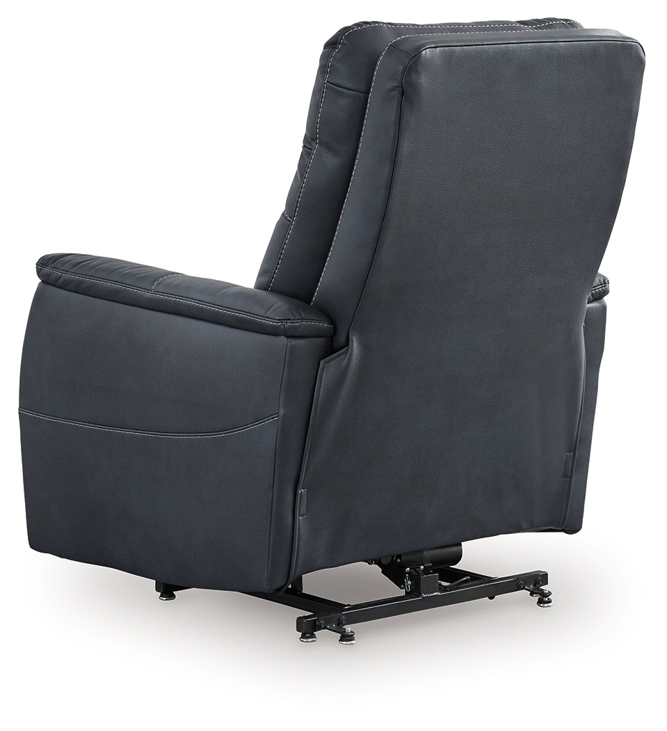 Strawbill Power Lift Recliner (Color: Sapphire)