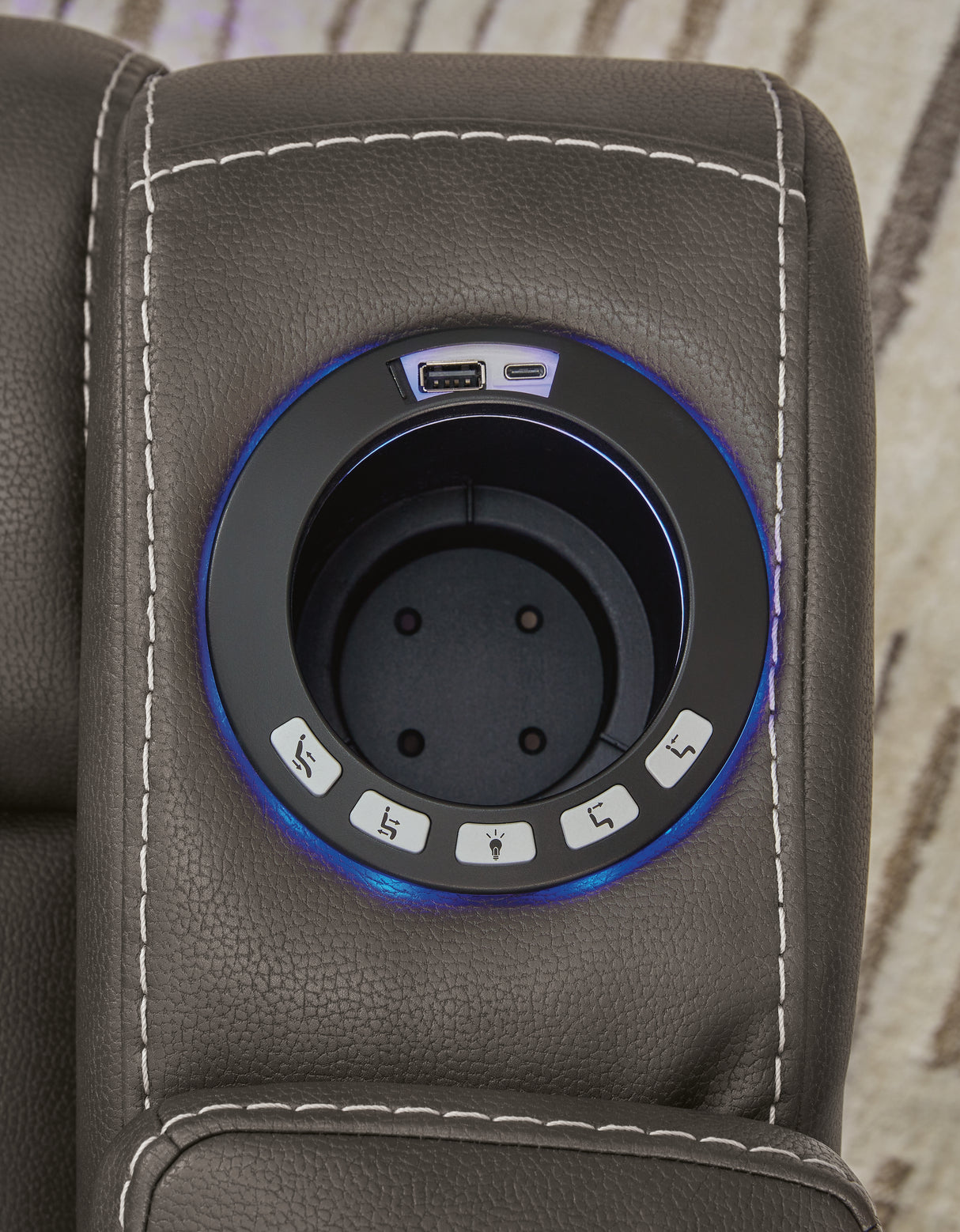 Feazada Power Recliner (Color: Shadow)