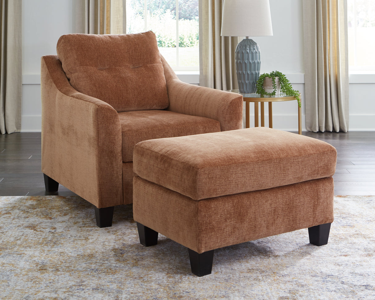 Amity Bay 2-Piece Chair and Ottoman (Chair, Ottoman)