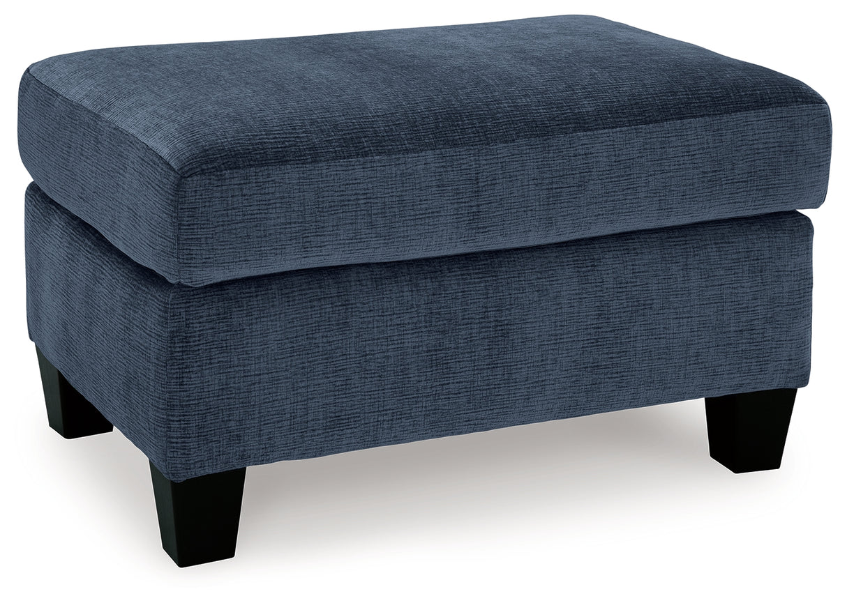 Amity Bay Ottoman (Color: Ink)