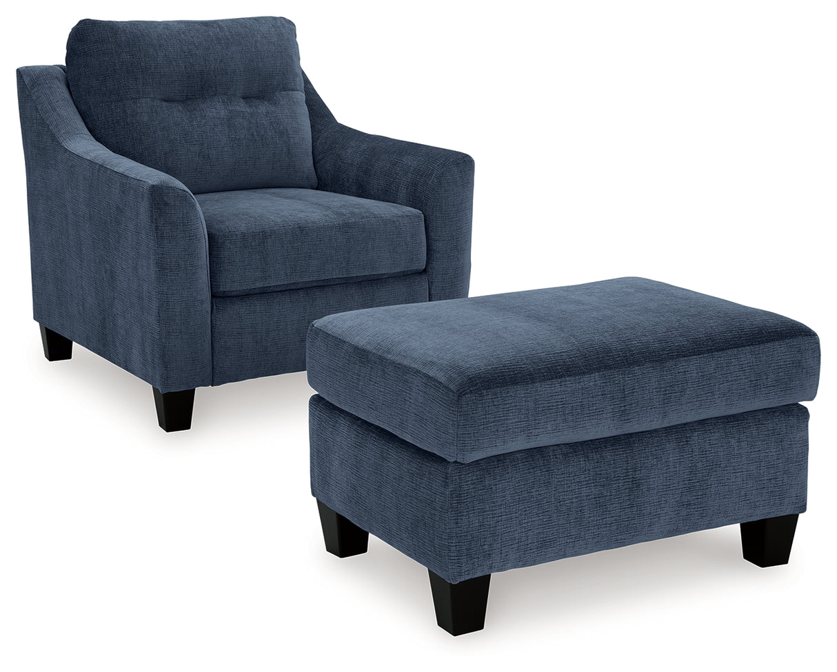 Amity Bay 2-Piece Chair and Ottoman (Chair, Ottoman)