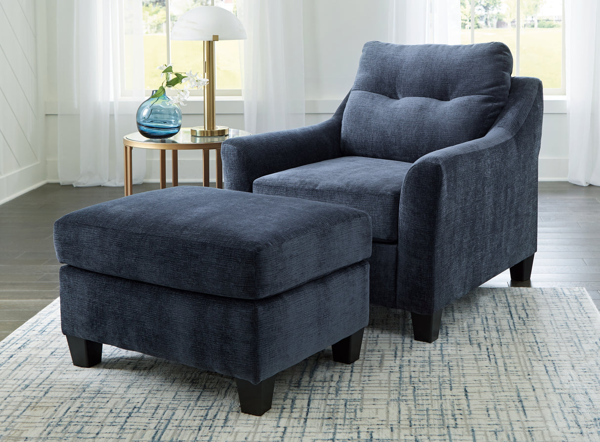 Amity Bay 2-Piece Chair and Ottoman (Chair, Ottoman)