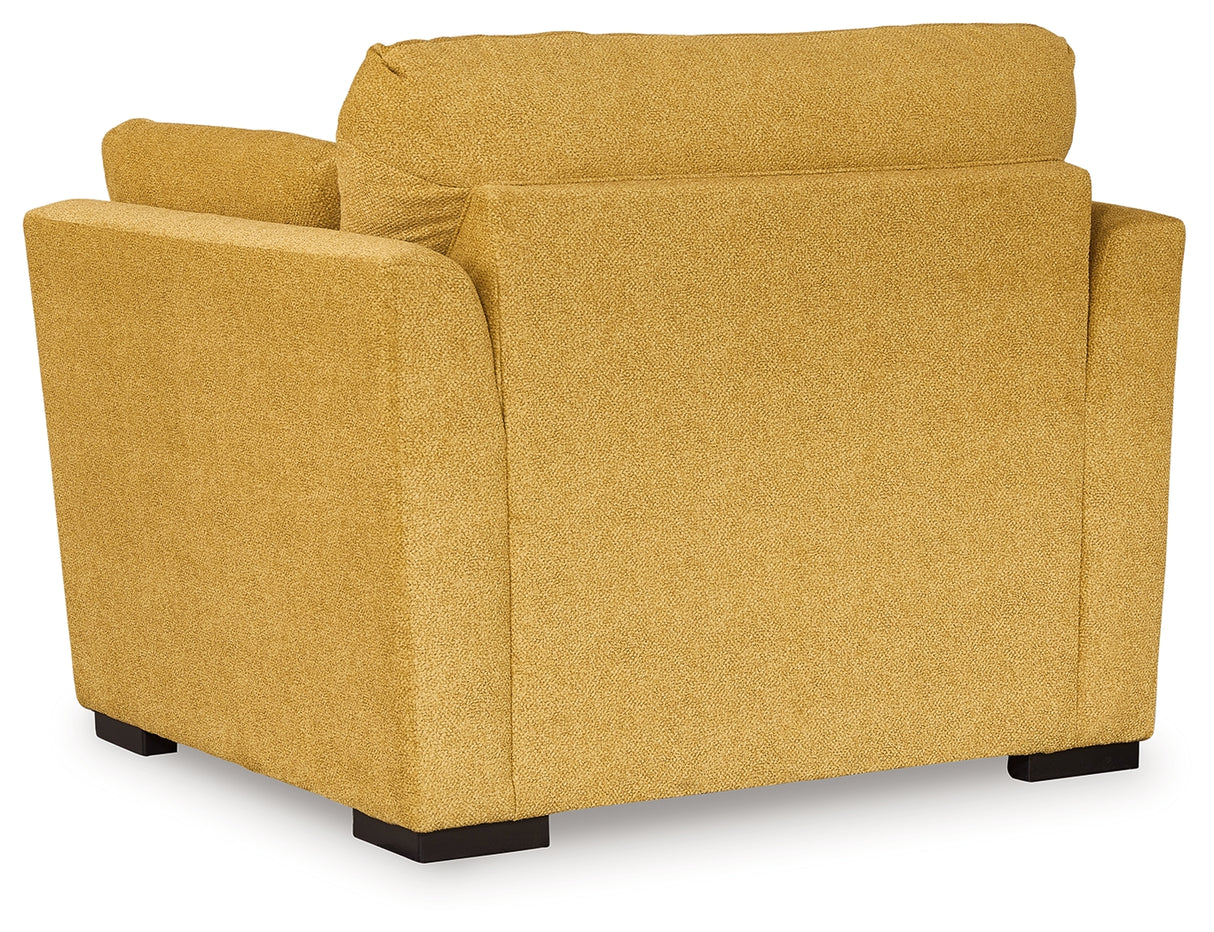 Keerwick Oversized Chair (Color: Sunflower)