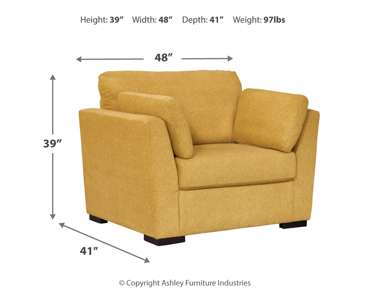 Keerwick 4-Piece Sofa, Loveseat, Chair and Ottoman (Sofa, Loveseat, Oversized Chair, Ottoman)