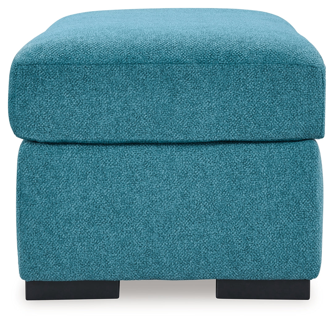 Keerwick Ottoman (Color: Teal)
